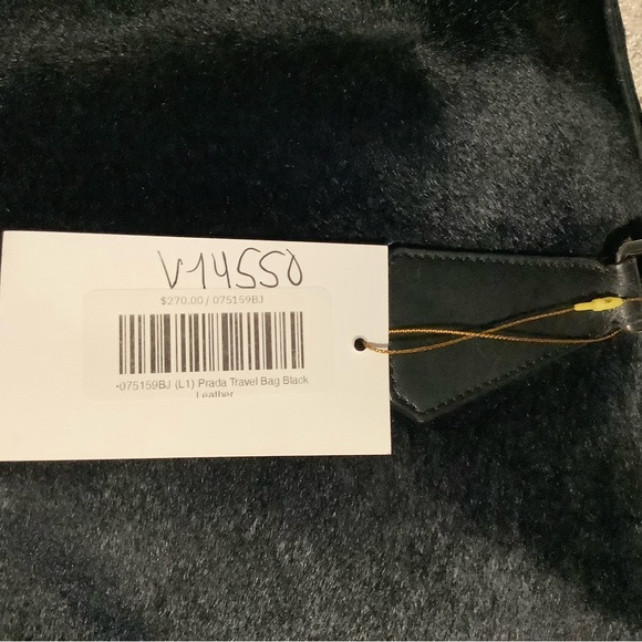 Prada- Vintage Travel Bag Black Calf Hair. - Picture 5 of 16